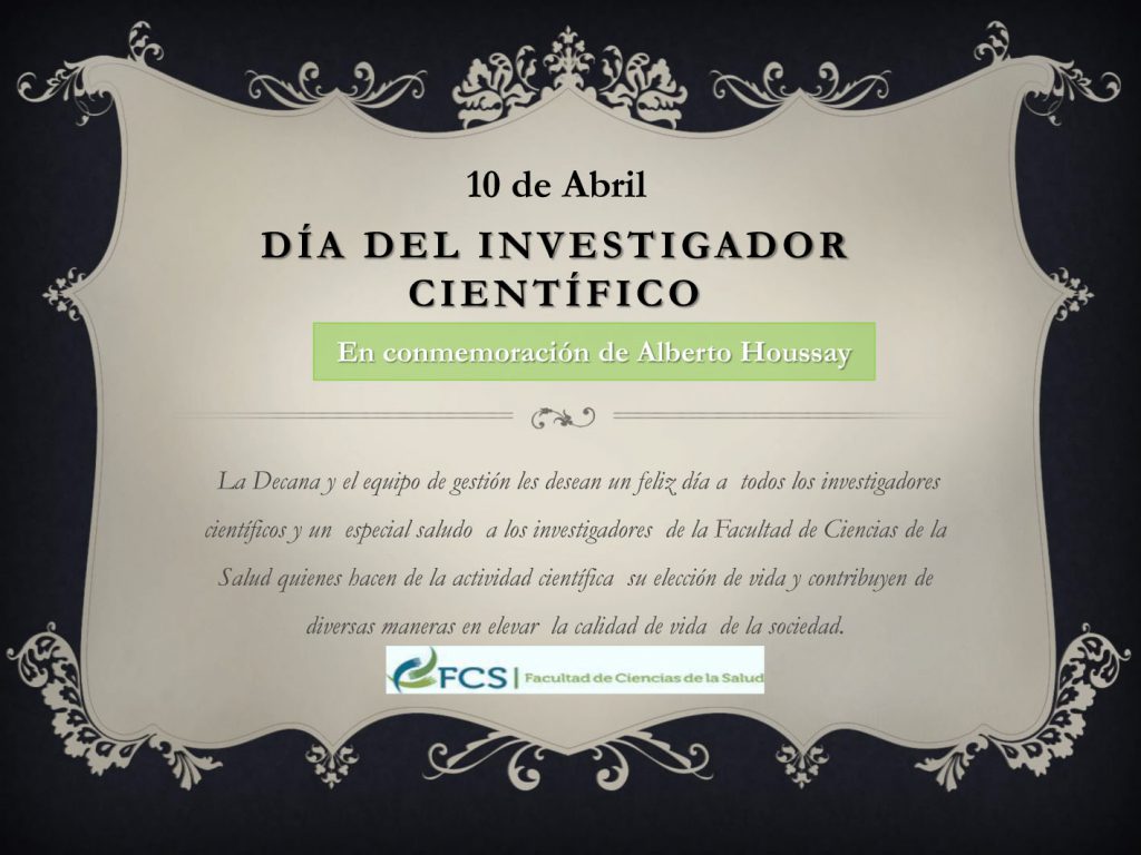 Día Del Investigador científico